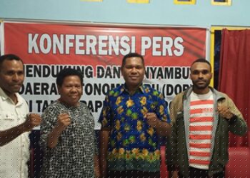 Tokoh Masyarakat, Perempuan, Pemuda dan Intelektuan Provinsi Papua Tegaskan Mendukung DOB