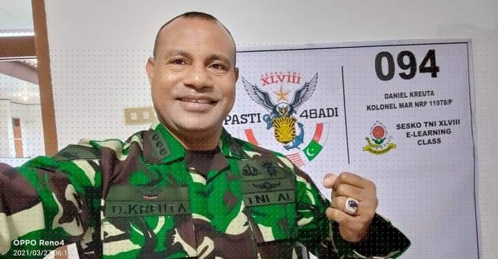 Mantan Danlantamal Biak Terpilih Sebagai Ketua Alumni SMP Tiga Zaman Yoka