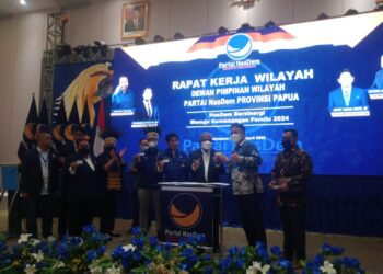 Pembukaan Rakerwil DPW Partai NasDem Papua, Tatap Kemenangan Pemilu 2024,