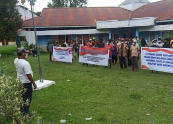 MTM Gelar Demo Tetap Optimis Tuntut Percepatan DOB dan Kelanjutan Otsus Jilid II