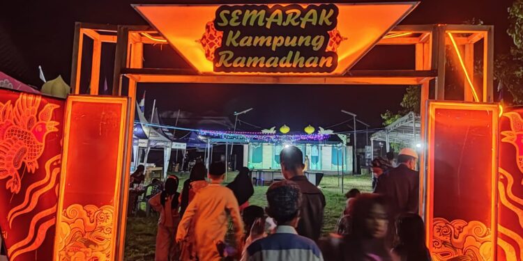 Ketua DMI Kab. Jayapura H. Sakaruddin, S.Pd Membuka Semarak Kampung Ramadhan digelar di Masjid Besar Babul Jannah