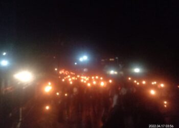 Ribuan Warga  Jemaat GKI Maranatha Ardipura l-lll Polimak, Ikuti Ibadah Fajar Paskah