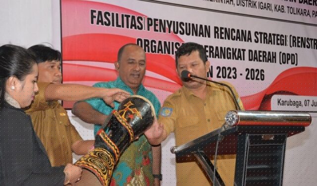Bappeda Tolikara Gelar Penyusunan Renstra Masa Transisi 2023-2026