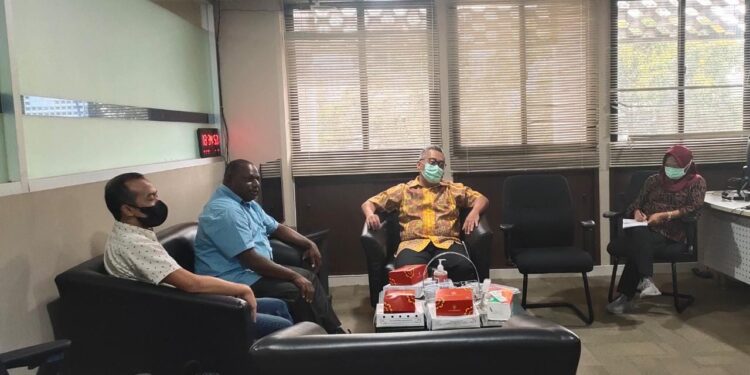 Pertemuan Bersama Direktur Informasi dan Komunikasi Polhukam RI, Panitia KMAN VI Minta Dukungan Media Center