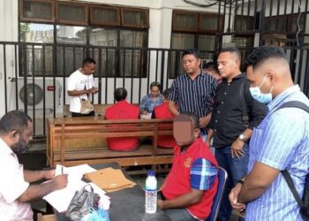 P21 Para Pelaku Pengrusakan Diserahkan Ke Kejaksaan Jayapura