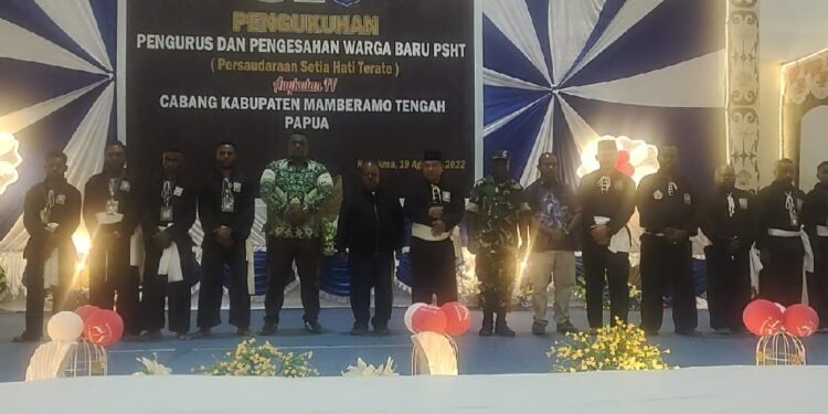 Pengurus PSHT Mamberamo Tengah Resmi Dilantik