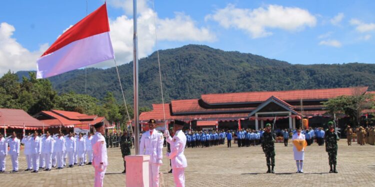Bupati Pegubin Apresiasi Pelaksanaan HUT Proklamasi Kemerdekaan RI ke-77 di Wilayah Pegunungan Bintang Berlangsung Aman dan Kondusif