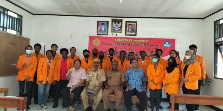 Mahasiswa Kukerta USTJ di Kampung Yoka Ditarik, Kepala Kampung  Anthonius Mebri Sampaikan Terima Kasih dan Apresiasi