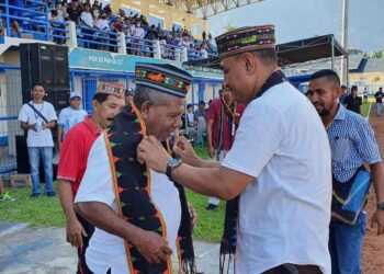 Bupati Jayapura Resmi Buka Turnamen Sepak Bola Manggarai Sentani Cup