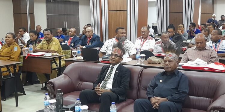 Mathius Awoitauw Kembali Terpilih Pimpin KONI Kab. Jayapura