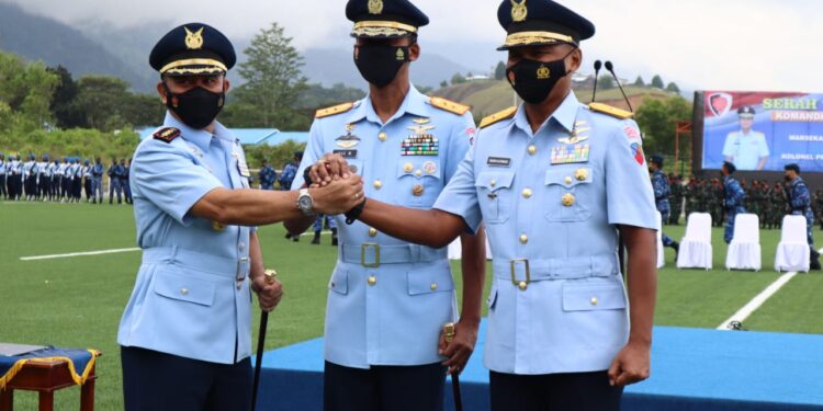 Sertijab Danlanud Silas Papare, Pangkoopsud III Age Wirksono Harap Bersinergi Membangun Masyarakat