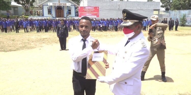 Pemerintah Kabupaten Jayapura Serahkan Remisi Umum II Bagi 416 Orang WBP Lapas Narkotika