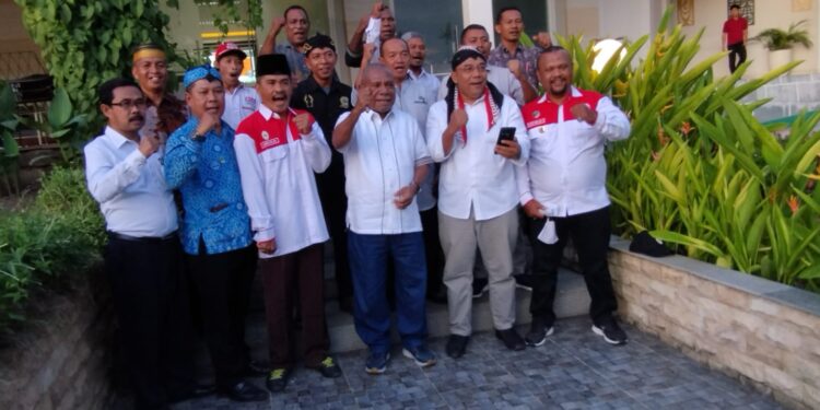 Menyongsong KMAN VI, Bupati Mathius Awoitauw Lakukan Pertemuan Bersama Paguyuban Nusantara