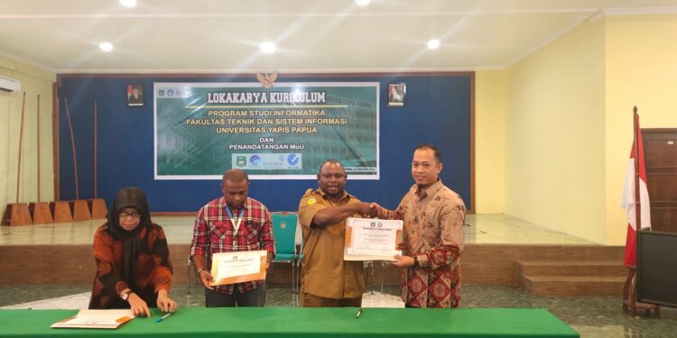 Kadis Kominfo Lakukan MoU dengan Fakultas Teknik Uniyap