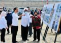 Presiden Jokowi Tinjau Kawasan Rumah Sehat di Kabupaten Jayapura