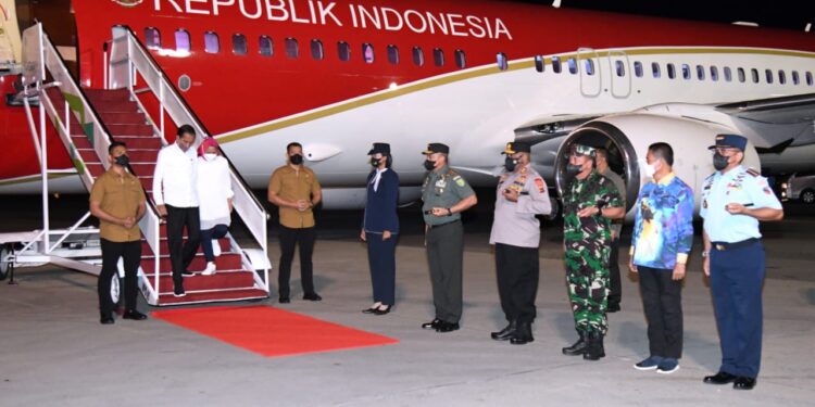 Presiden  Jokowi Kunjungan Kerja Ke Jayapura dan Timika Provinsi Papua