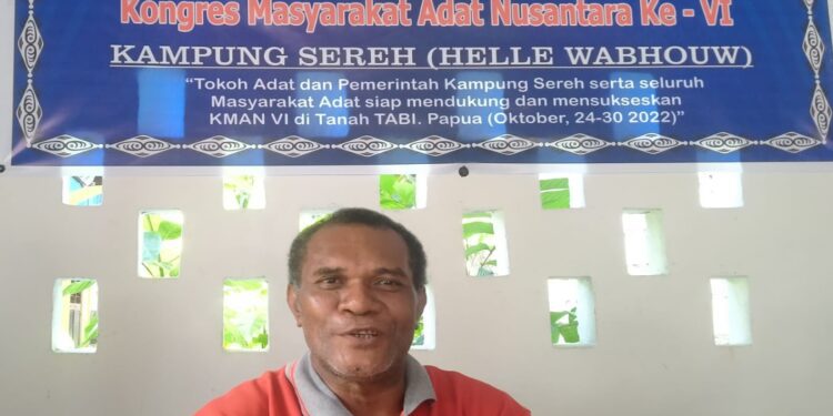 Ondofolo Yanto Eluay Sebut Kampung Sereh Paling Siap Sambut KMAN VI