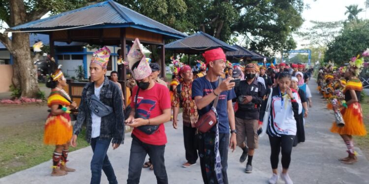 Kontingan KMAN dari Provinsi Sulteng Tiba di Kabupaten Jayapura