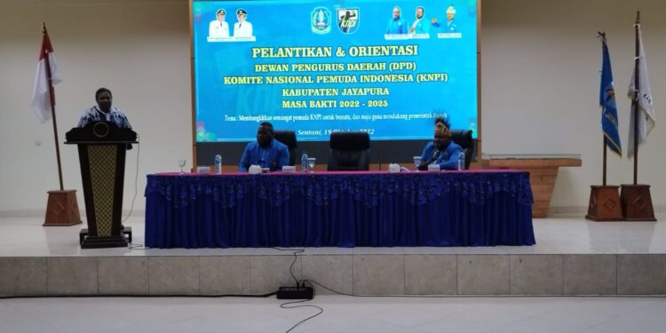 Ini Pesan Sekda untuk Pengurus KNPI Kabupaten Jayapura Yang baru Dilantik