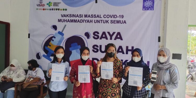 PDPM Kabupaten Biak Numfor Gandeng KKP Kelas III Biak, Selenggarakan Vaksinasi Massal Muhammadiyah Untuk Semua