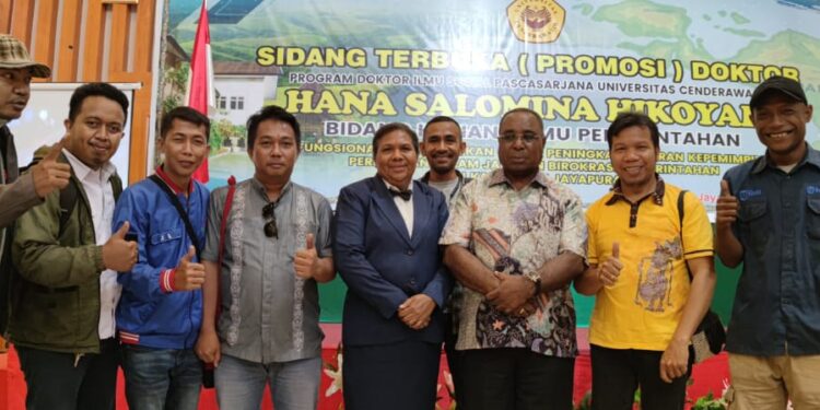 Promosi Doktor Ilmu Pemerintahan, Sekda Hana Hikoyabi Ikuti Sidang Terbuka