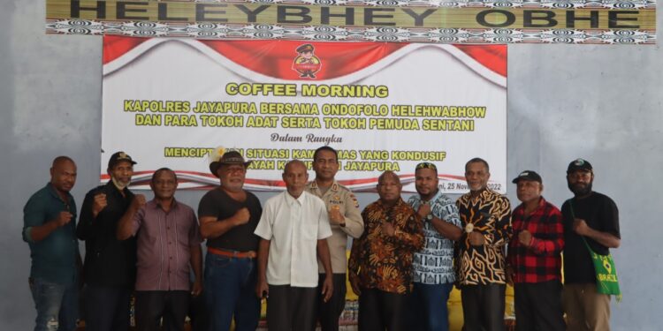 Kapolres Jayapura Gelar Coffee Morning