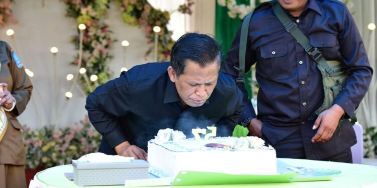 Perayaan Ulang Tahun Wakil Bupati Jayapura, Girry Wijayantoro  ke 57 Tahun Berlangsung Sederhana dan Meriah