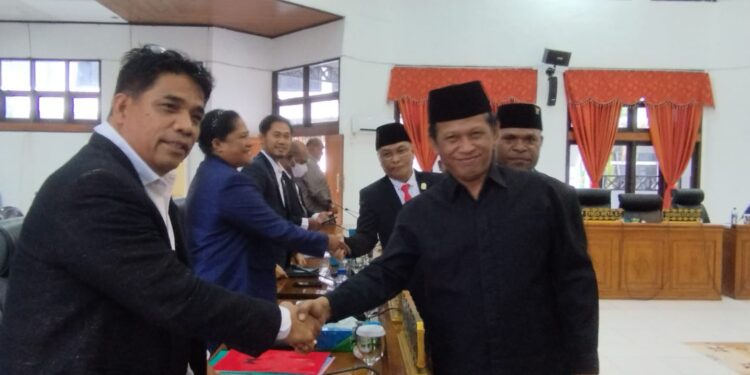 Wakil Bupati Hadiri Rapat Paripurna DPRD Ke V Masa Sidang III Tahun 2022