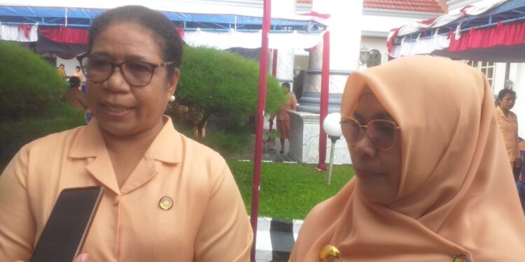 Serah Terima Jabatan Ketua DWP Provinsi Papua, Ana Rumbiak : “Kepercayaan ini Diberikan Oleh Tuhan”
