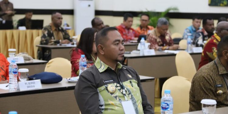 Pj. Kab. Jayapura, Triwarno Purnomo Hadiri Rakor Kepala Daerah Se Tanah Papua