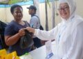 Bank Papua Cabang Sentani Gelar Bazar Murah, Sekaligus Sosialisasi Program QRIS