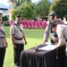 Kapolres  Jayapura Pimpin Upacara Serah Terima Jabatan Perwira