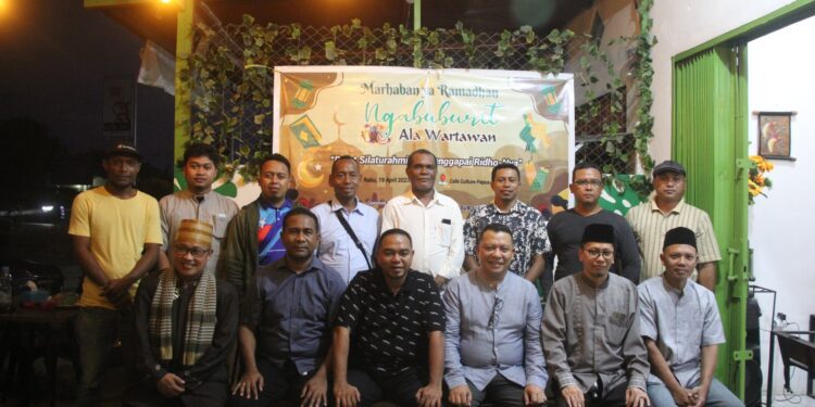 Pj.Bupati Jayapura, Triwarno Hadiri Ngabuburit ala Wartawan