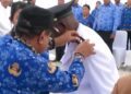 Bupati Supiori, Yan Imbab Lantik 97 Pejabat Eselon II,III dan IV