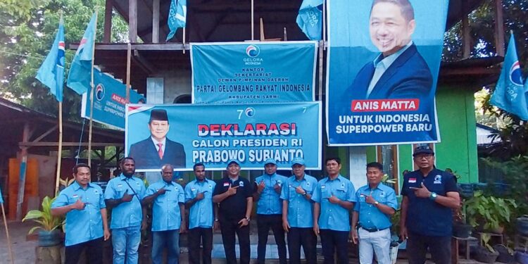GELORA PAPUA DEKLARASI DUKUNGAN CAPRES PRABOWO SUBIANTO