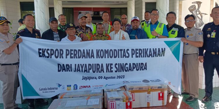 Kabupaten Jayapura Eksport Perdana Perikanan ke Singapura