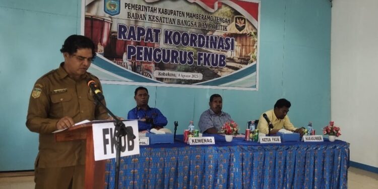 Kesbangpol Mamberamo Tengah Gelar Rakor FKUB