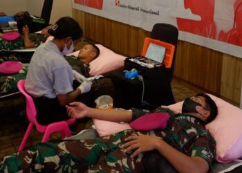 Sambut HUT RI Ke-78, Swiss-Belhotel Jayapura Gelar Donor Darah
