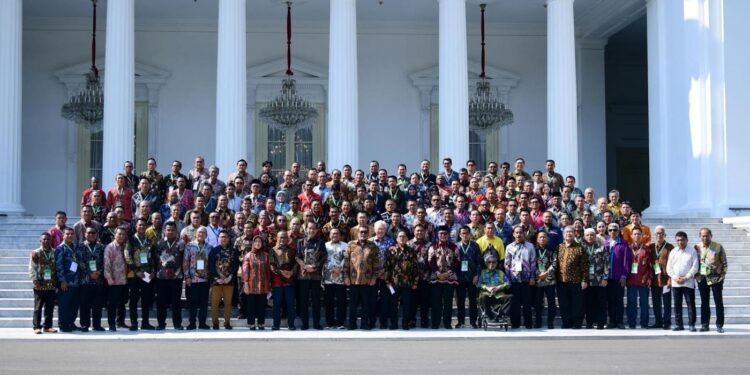 Presiden Jokowi Membuka Kongres Persatuan Wartawan Indonesia ke-25 di Istana Kepresidenan