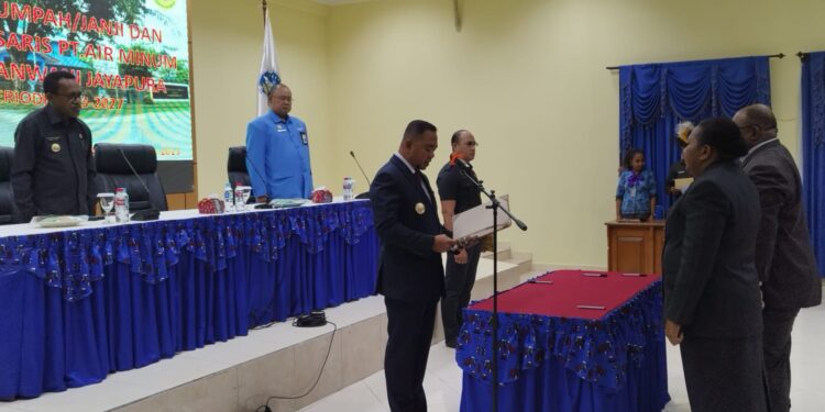 Sekda Kabupaten Jayapura Resmi Pimpin PT AMJ Robongholo Nanwani