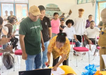 Pemda Biak MoU dengan CV. Golden Deka Yame,  Bangun Asrama Biak di Jayapura