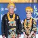 Acara Istana Berbatik, Gubernur Waterpauw dan Roma Megawanty Pakai Batik Kasuari