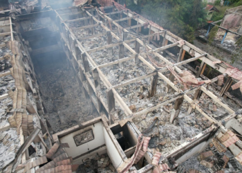 Enam Dinas Pemda Jayapura Ludes Terbakar