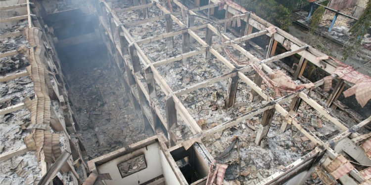 Enam Dinas Pemda Jayapura Ludes Terbakar