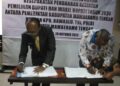 Pemkab Mamberamo Tengah Tandatangani NPHD Pendanaan Pilkada Tahun 2024