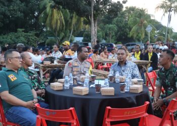 Forkompimda Kab. Jayapura Hadiri Colo Sagu, Diskusi Komitmen Pikiran Pemilu Damai Kab. Jayapura 2024