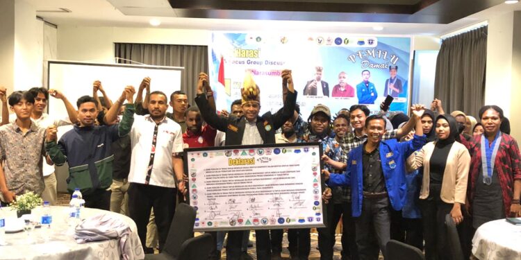 Organisasi Kepemudaan Kota Jayapura Deklarasi Pemilu Damai