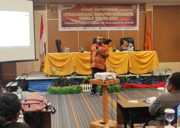Tingkatkan Kapasitas Panwasdis, Bawaslu Kabupaten Jayapura Gelar Rakor