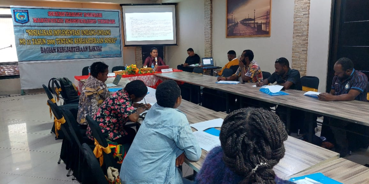 Bagian Kesra Setda Gelar Kegiatan Sosialisasi Tentang Kesejahteraan Sosial