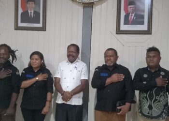 Temui Bupati Nabire, KPU Kabupaten Nabire Audiens Mantapkan Persiapan Pemilu 2024